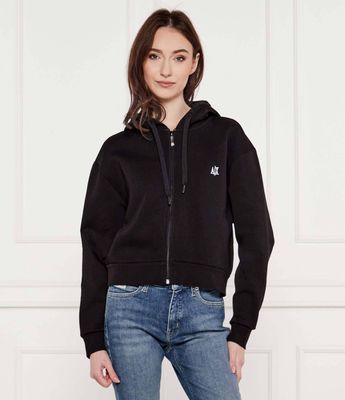 Bluza damska casual jesienna Armani Exchange ze sklepu: Gomez Fashion Store w kategorii: Bluzy damskie - zdjęcie 874714-BD9-10338_AX252W000104H50