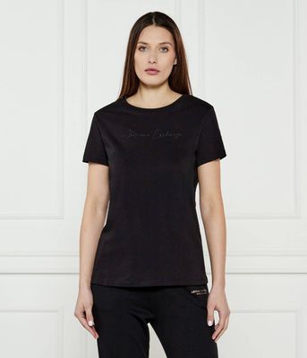 Bluzka damska casualowa Armani Exchange ze sklepu: Gomez Fashion Store w kategorii: Bluzki damskie - zdjęcie 874714-BD9-10338_AX252W000113H50