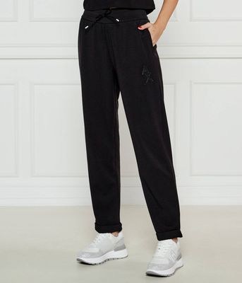 Spodnie damskie sportowe na jesień Armani Exchange ze sklepu: Gomez Fashion Store w kategorii: Spodnie damskie - zdjęcie 874714-BD9-10338_AX252W000128H50