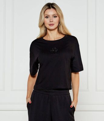 Bluzka damska casualowa Armani Exchange ze sklepu: Gomez Fashion Store w kategorii: Bluzki damskie - zdjęcie 874714-BD9-10338_AX252W000131H50