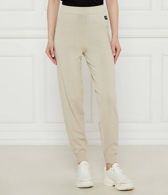 Spodnie damskie na wiosnę Armani Exchange ze sklepu: Gomez Fashion Store w kategorii: Spodnie damskie - zdjęcie 874714-BD9-10338_AX252W000137I46