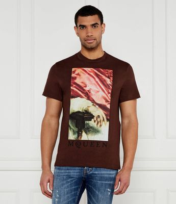 T-shirt męski młodzieżowy Alexander McQueen ze sklepu: Gomez Fashion Store w kategorii: T-shirty męskie - zdjęcie 874714-BD9-10338_AQ251M000009157