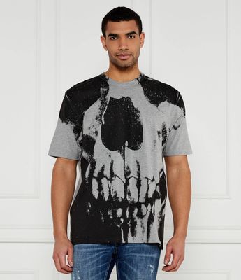 Alexander McQueen - T-shirt męski młodzieżowy ze sklepu: Gomez Fashion Store w kategorii: T-shirty męskie - zdjęcie 874714-BD9-10338_AQ251M000010159