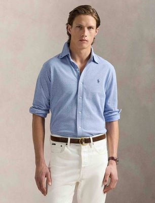 Koszula męska z klasycznym kołnierzykiem Polo Ralph Lauren ze sklepu: Gomez Fashion Store w kategorii: Koszule męskie - zdjęcie 874714-BD9-10338_PR252M00014048H