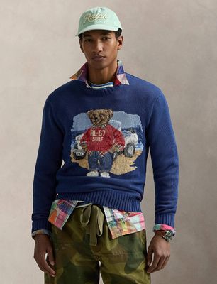 Sweter męski na zimę młodzieżowy Polo Ralph Lauren ze sklepu: Gomez Fashion Store w kategorii: Swetry męskie - zdjęcie 874714-BD9-10338_PR252M000161GP7