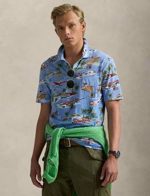 T-shirt męski w stylu młodzieżowym Polo Ralph Lauren ze sklepu: Gomez Fashion Store w kategorii: T-shirty męskie - zdjęcie 874714-BD9-10338_PR252M00016765H