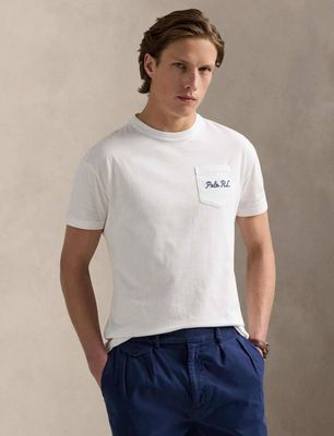 T-shirt męski wiosenny Polo Ralph Lauren ze sklepu: Gomez Fashion Store w kategorii: T-shirty męskie - zdjęcie 874714-BD9-10338_PR252M00018153H
