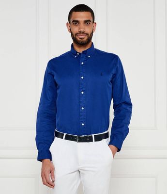 Koszula męska z kołnierzykiem button down Polo Ralph Lauren ze sklepu: Gomez Fashion Store w kategorii: Koszule męskie - zdjęcie 874714-BD9-10338_PR252M00011796H