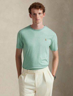 T-shirt męski na lato Polo Ralph Lauren ze sklepu: Gomez Fashion Store w kategorii: T-shirty męskie - zdjęcie 874714-BD9-10338_PR252M00009234I