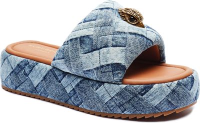Kurt Geiger - Klapki damskie na lato ze sklepu: Gomez Fashion Store w kategorii: Klapki damskie - zdjęcie 874714-BD9-10338_KG251W000113050