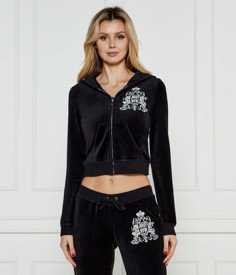 Bluza damska casual na jesień Juicy Couture ze sklepu: Gomez Fashion Store w kategorii: Bluzy damskie - zdjęcie 874714-BD9-10338_JY251W000010001