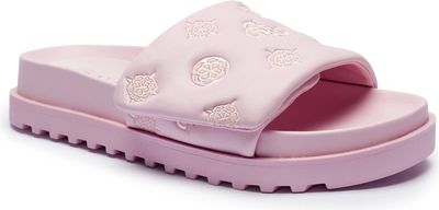 Klapki damskie na lato Guess ze sklepu: Gomez Fashion Store w kategorii: Klapki damskie - zdjęcie 874714-BD9-10338_GU252W000173168