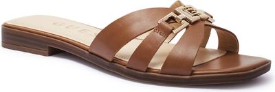 Klapki damskie na lato Guess ze sklepu: Gomez Fashion Store w kategorii: Klapki damskie - zdjęcie 874714-BD9-10338_GU252W000209072