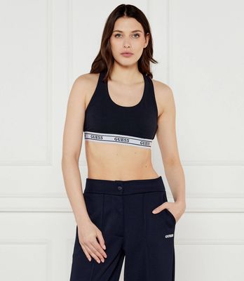 GUESS ACTIVE - Biustonosz sportowy z napisami ze sklepu: Gomez Fashion Store w kategorii: Biustonosze - zdjęcie 874714-BD9-10338_GV252W000014E93