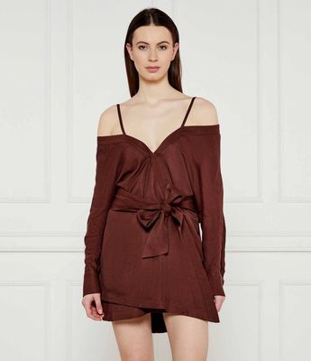 Sukienka kopertowa Marciano Guess ze sklepu: Gomez Fashion Store w kategorii: Sukienki - zdjęcie 874714-BD9-10338_MG252W000006T49