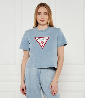Bluzka damska Guess Jeans ze sklepu: Gomez Fashion Store w kategorii: Bluzki damskie - zdjęcie 874714-BD9-10338_GE252W000015T41