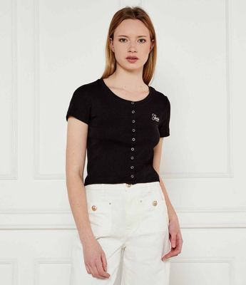 Guess Jeans - Bluzka damska ze sklepu: Gomez Fashion Store w kategorii: Bluzki damskie - zdjęcie 874714-BD9-10338_GE252W000021058