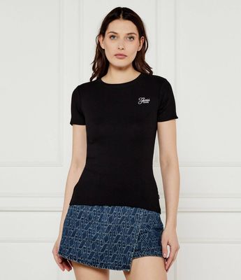 Bluzka damska na wiosnę Guess Jeans ze sklepu: Gomez Fashion Store w kategorii: Bluzki damskie - zdjęcie 874714-BD9-10338_GE252W000023058