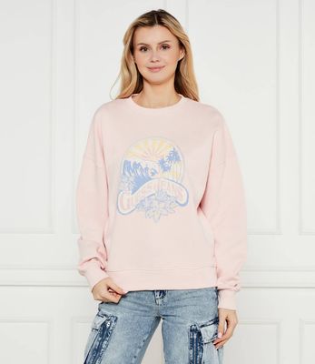 Bluza damska młodzieżowa Guess Jeans ze sklepu: Gomez Fashion Store w kategorii: Bluzy damskie - zdjęcie 874714-BD9-10338_GE252W000024F50