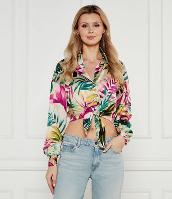 Koszula damska na wiosnę Guess ze sklepu: Gomez Fashion Store w kategorii: Koszule damskie - zdjęcie 874714-BD9-10338_GJ252W000011T55