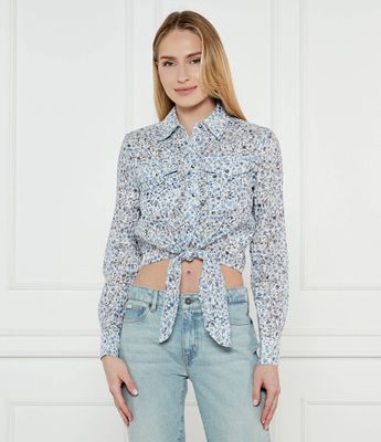 Koszula damska casual Guess ze sklepu: Gomez Fashion Store w kategorii: Koszule damskie - zdjęcie 874714-BD9-10338_GJ252W000013T62