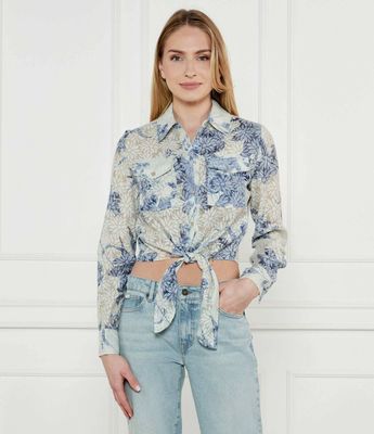 Koszula damska casual Guess ze sklepu: Gomez Fashion Store w kategorii: Koszule damskie - zdjęcie 874714-BD9-10338_GJ252W000013T63
