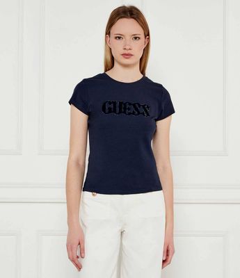 Bluzka damska na wiosnę w stylu młodzieżowym Guess ze sklepu: Gomez Fashion Store w kategorii: Bluzki damskie - zdjęcie 874714-BD9-10338_GJ252W000031N38
