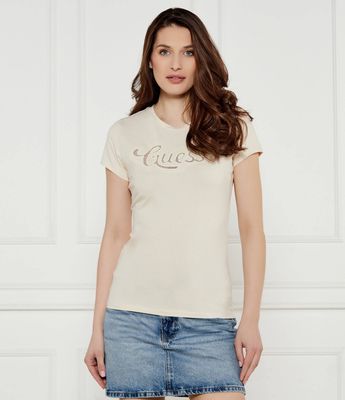 Bluzka damska w stylu młodzieżowym Guess ze sklepu: Gomez Fashion Store w kategorii: Bluzki damskie - zdjęcie 874714-BD9-10338_GJ252W000032T71