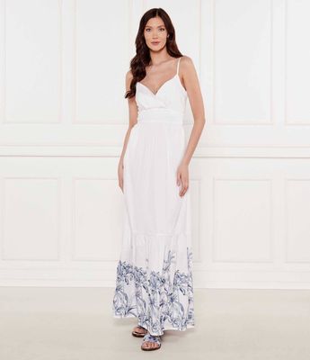 Guess - Sukienka trapezowa ze sklepu: Gomez Fashion Store w kategorii: Sukienki - zdjęcie 874714-BD9-10338_GJ252W000044F11