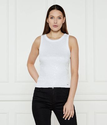 Bluzka damska casual Guess ze sklepu: Gomez Fashion Store w kategorii: Bluzki damskie - zdjęcie 874714-BD9-10338_GJ252W000065F11
