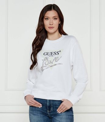 Bluza damska casual Guess ze sklepu: Gomez Fashion Store w kategorii: Bluzy damskie - zdjęcie 874714-BD9-10338_GJ252W000072F11