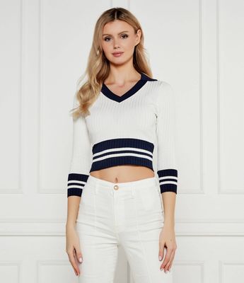 Bluzka damska casual Guess ze sklepu: Gomez Fashion Store w kategorii: Bluzki damskie - zdjęcie 874714-BD9-10338_GJ252W000082H47