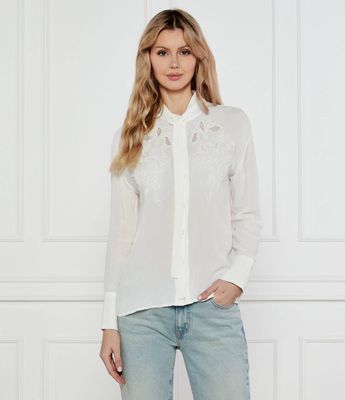 Koszula damska na wiosnę Twinset ze sklepu: Gomez Fashion Store w kategorii: Koszule damskie - zdjęcie 874714-BD9-10338_TS251W000052299