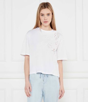 Bluzka damska wiosenna Twinset ze sklepu: Gomez Fashion Store w kategorii: Bluzki damskie - zdjęcie 874714-BD9-10338_TS251W000064858