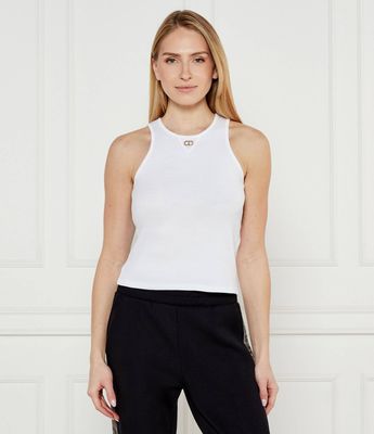 Twinset - Bluzka damska letnia ze sklepu: Gomez Fashion Store w kategorii: Bluzki damskie - zdjęcie 874714-BD9-10338_TS251W000049858