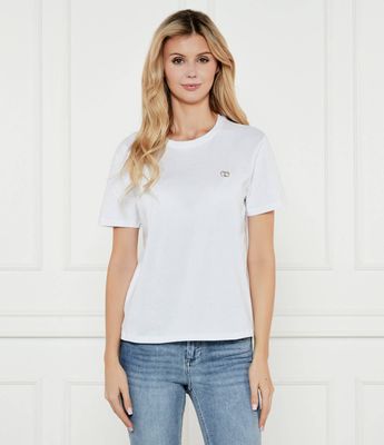 Twinset - Bluzka damska na wiosnę casual ze sklepu: Gomez Fashion Store w kategorii: Bluzki damskie - zdjęcie 874714-BD9-10338_TS251W000062858