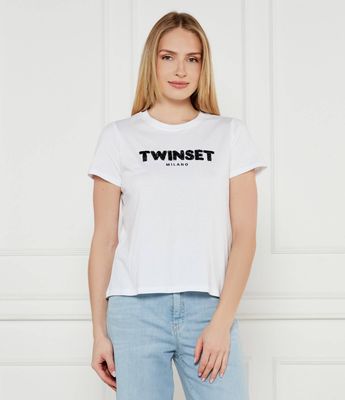 Bluzka damska Twinset ze sklepu: Gomez Fashion Store w kategorii: Bluzki damskie - zdjęcie 874714-BD9-10338_TS251W000079858