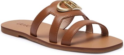 Klapki damskie na lato Liu Jo ze sklepu: Gomez Fashion Store w kategorii: Klapki damskie - zdjęcie 874714-BD9-10338_LC252W000188M15