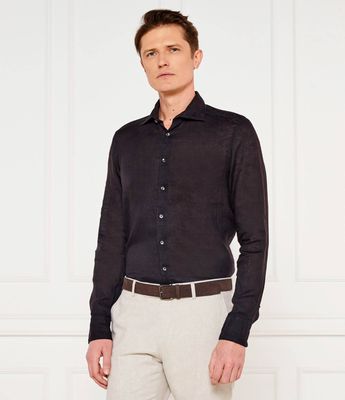 Koszula męska z klasycznym kołnierzykiem Stenströms ze sklepu: Gomez Fashion Store w kategorii: Koszule męskie - zdjęcie 874714-BD9-10338_SN252M000004600