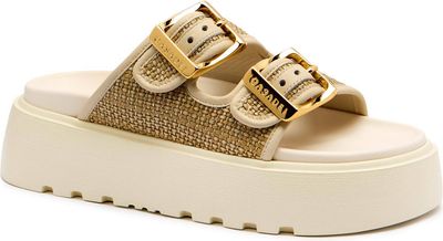 Klapki damskie na lato Casadei ze sklepu: Gomez Fashion Store w kategorii: Klapki damskie - zdjęcie 874714-BD9-10338_CD252W000011054