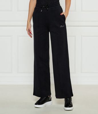 Spodnie damskie jesienne Karl Lagerfeld ze sklepu: Gomez Fashion Store w kategorii: Spodnie damskie - zdjęcie 874714-BD9-10338_KL251W000133666