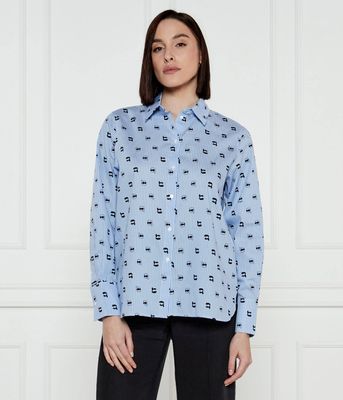 Koszula damska Karl Lagerfeld ze sklepu: Gomez Fashion Store w kategorii: Koszule damskie - zdjęcie 874714-BD9-10338_KL251W000137C72