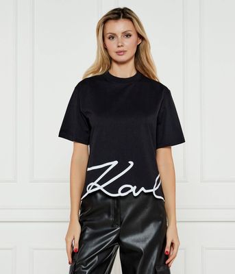 Bluzka damska casualowa Karl Lagerfeld ze sklepu: Gomez Fashion Store w kategorii: Bluzki damskie - zdjęcie 874714-BD9-10338_KL251W000144666