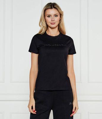 Bluzka damska Karl Lagerfeld ze sklepu: Gomez Fashion Store w kategorii: Bluzki damskie - zdjęcie 874714-BD9-10338_KL251W000149666