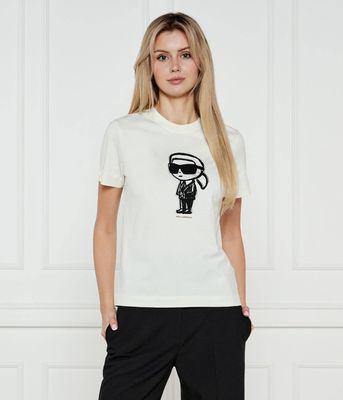 Bluzka damska Karl Lagerfeld ze sklepu: Gomez Fashion Store w kategorii: Bluzki damskie - zdjęcie 874714-BD9-10338_KL251W000155C48