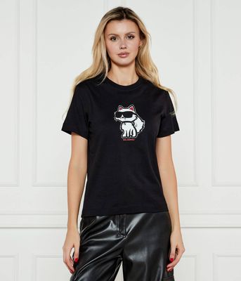 Bluzka damska Karl Lagerfeld ze sklepu: Gomez Fashion Store w kategorii: Bluzki damskie - zdjęcie 874714-BD9-10338_KL251W000156666