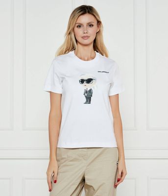 Karl Lagerfeld - Bluzka damska na wiosnę ze sklepu: Gomez Fashion Store w kategorii: Bluzki damskie - zdjęcie 874714-BD9-10338_KL251W000158100