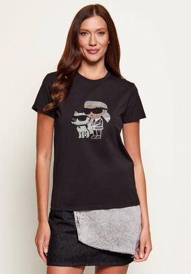 Karl Lagerfeld - Bluzka damska młodzieżowa ze sklepu: Gomez Fashion Store w kategorii: Bluzki damskie - zdjęcie 874714-BD9-10338_KL251W000159666