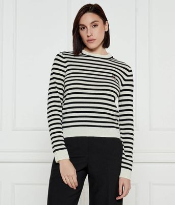 Sweter damski Karl Lagerfeld ze sklepu: Gomez Fashion Store w kategorii: Swetry damskie - zdjęcie 874714-BD9-10338_KL251W000163C79