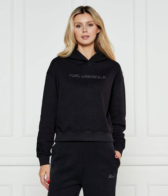 Bluza damska na jesień Karl Lagerfeld ze sklepu: Gomez Fashion Store w kategorii: Bluzy damskie - zdjęcie 874714-BD9-10338_KL251W000164666